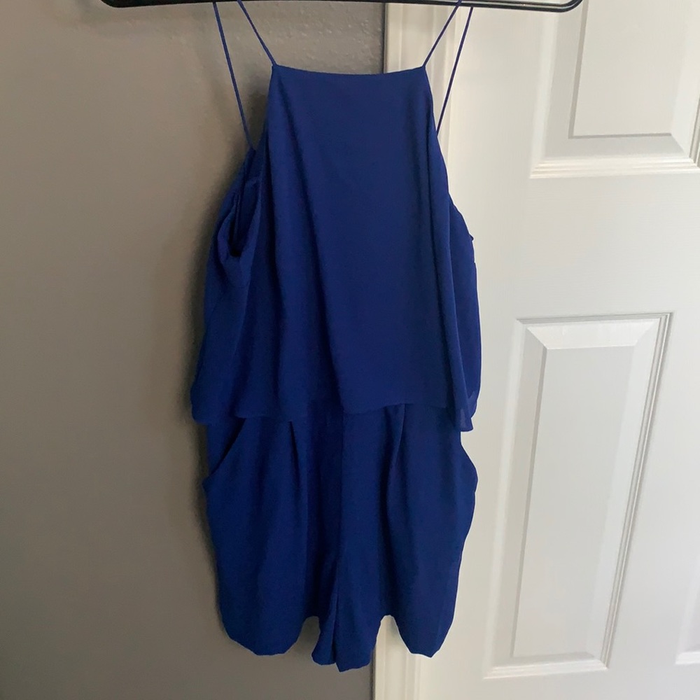 Royal blue romper